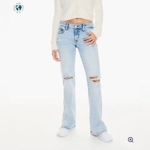 Aeropostale’s Low Rise Flare Soft Flex Jean